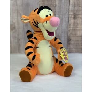 Vintage 1999 Authentic Disney Mattel Plush Taking Tigger Doll 2899AY Tested.